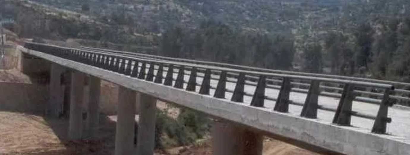 Shorek creak bridges on road 9 in Jerusalem